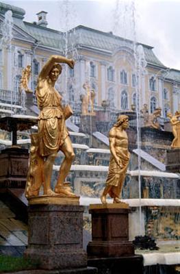 Fountains of the Great Cascade of Peterhof